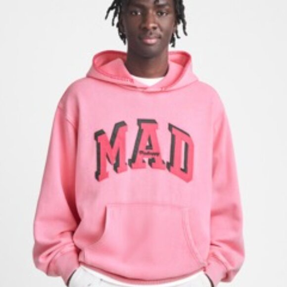 NWT BRAND NEW MADHAPPY x GAP PINK HOODIE (SIZE L) - Picture 4 of 4